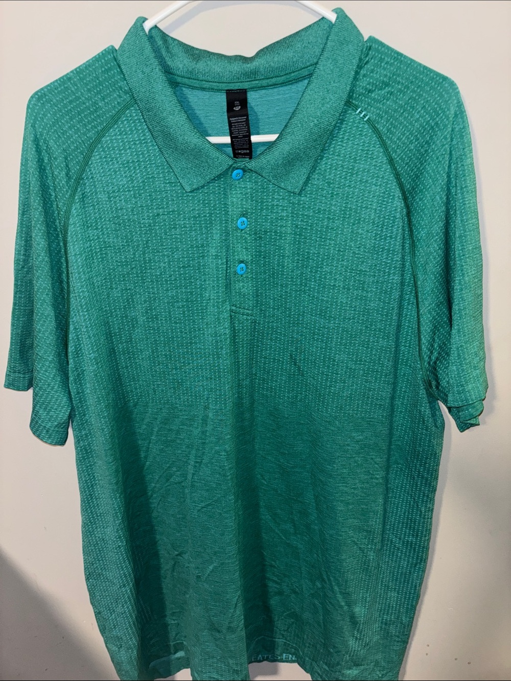 lululemon athletica Teal Performance Polo